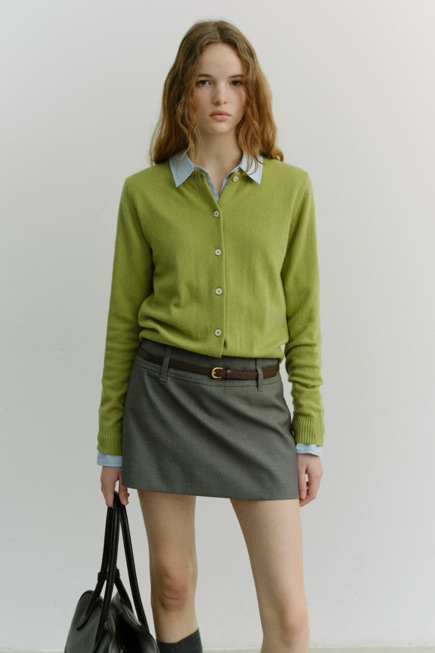 MICRO MINI SKIRT GREY_UDSK6A205G2