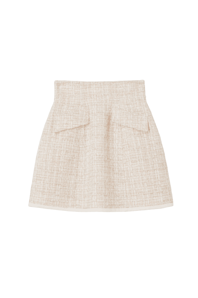 Summer Tweed Skirt (Pink)