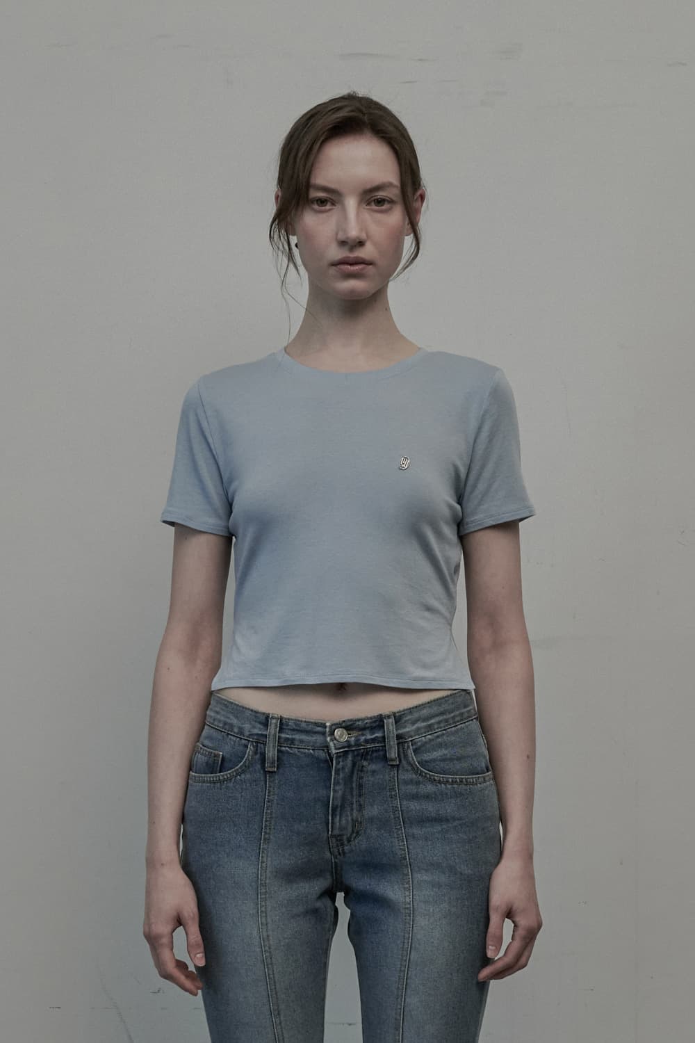 Mist Half-Sleeve T-Shirt - Sky Blue