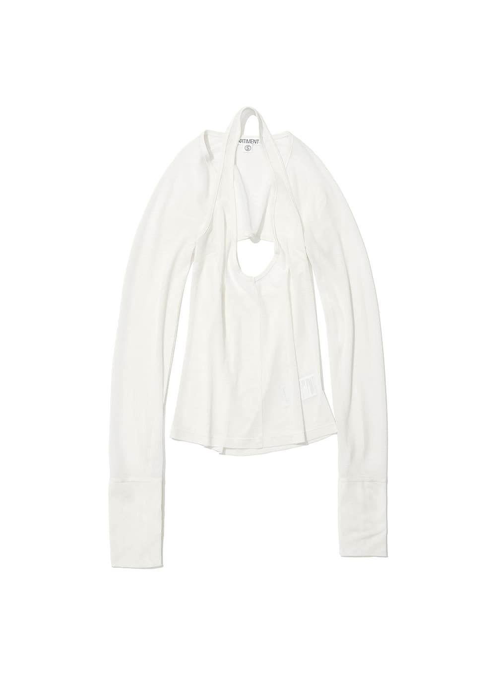 MESH LAYER 2 IN 1 TOP_WHITE