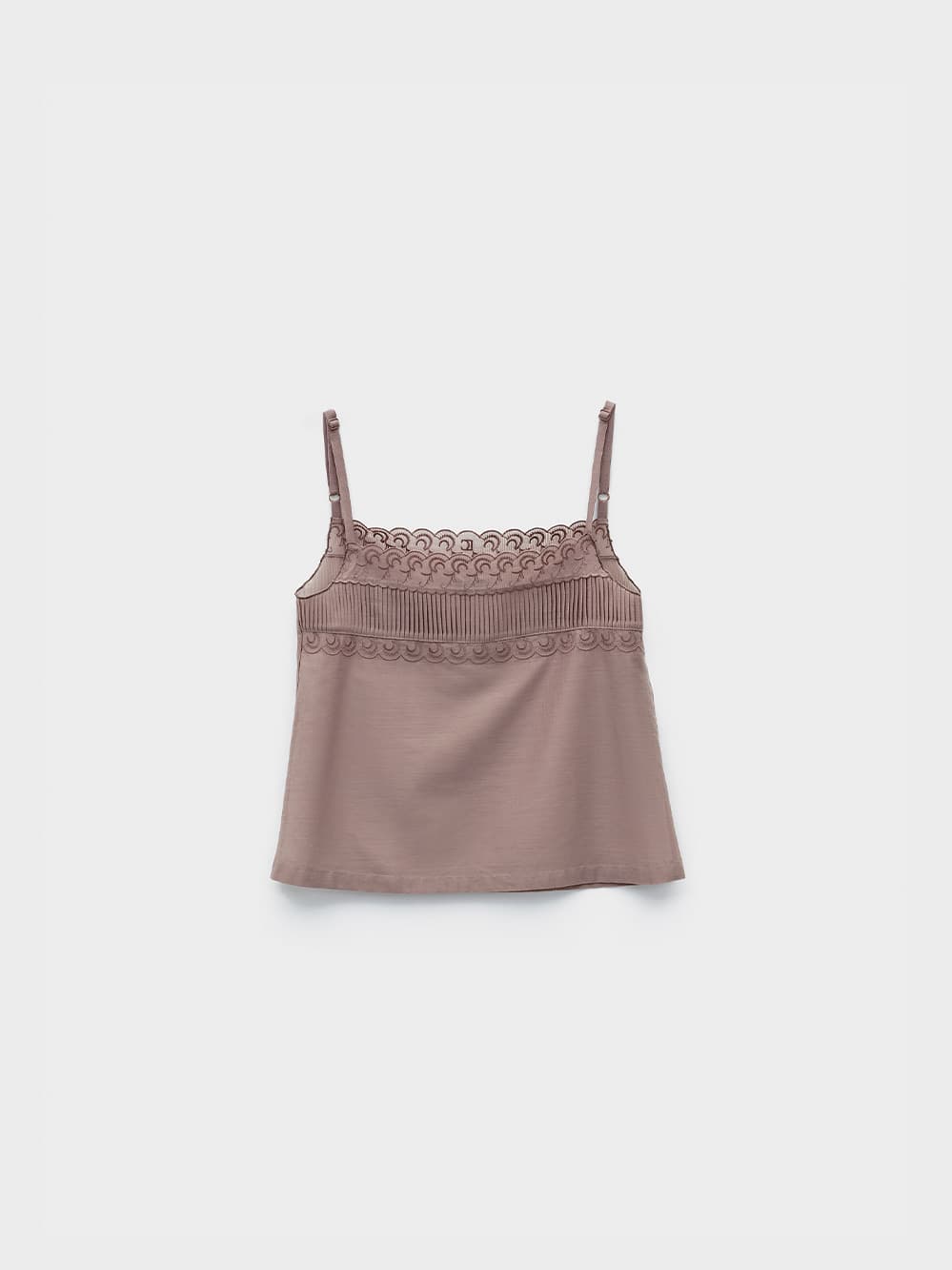 See-Through Lace Sleeveless_Pink