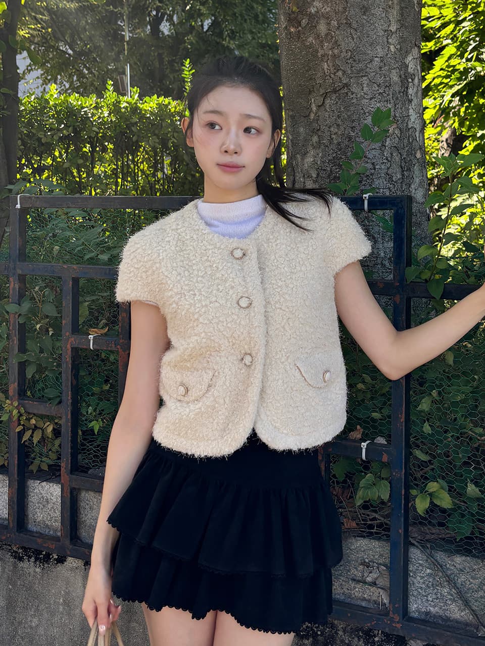 Iconic Boucle Half Jacket
