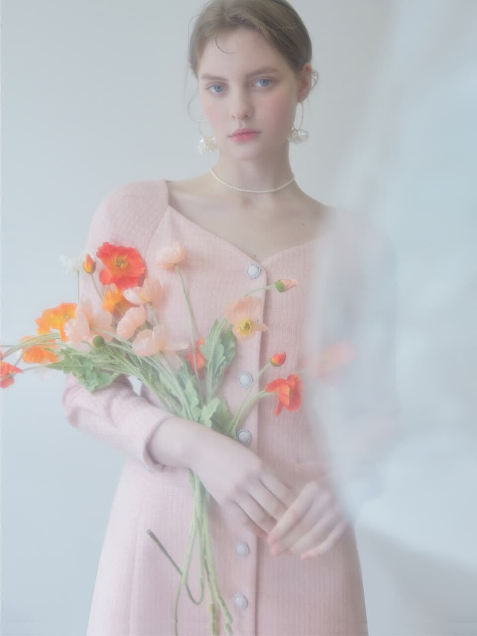 Heart Tweed Dress_3colors