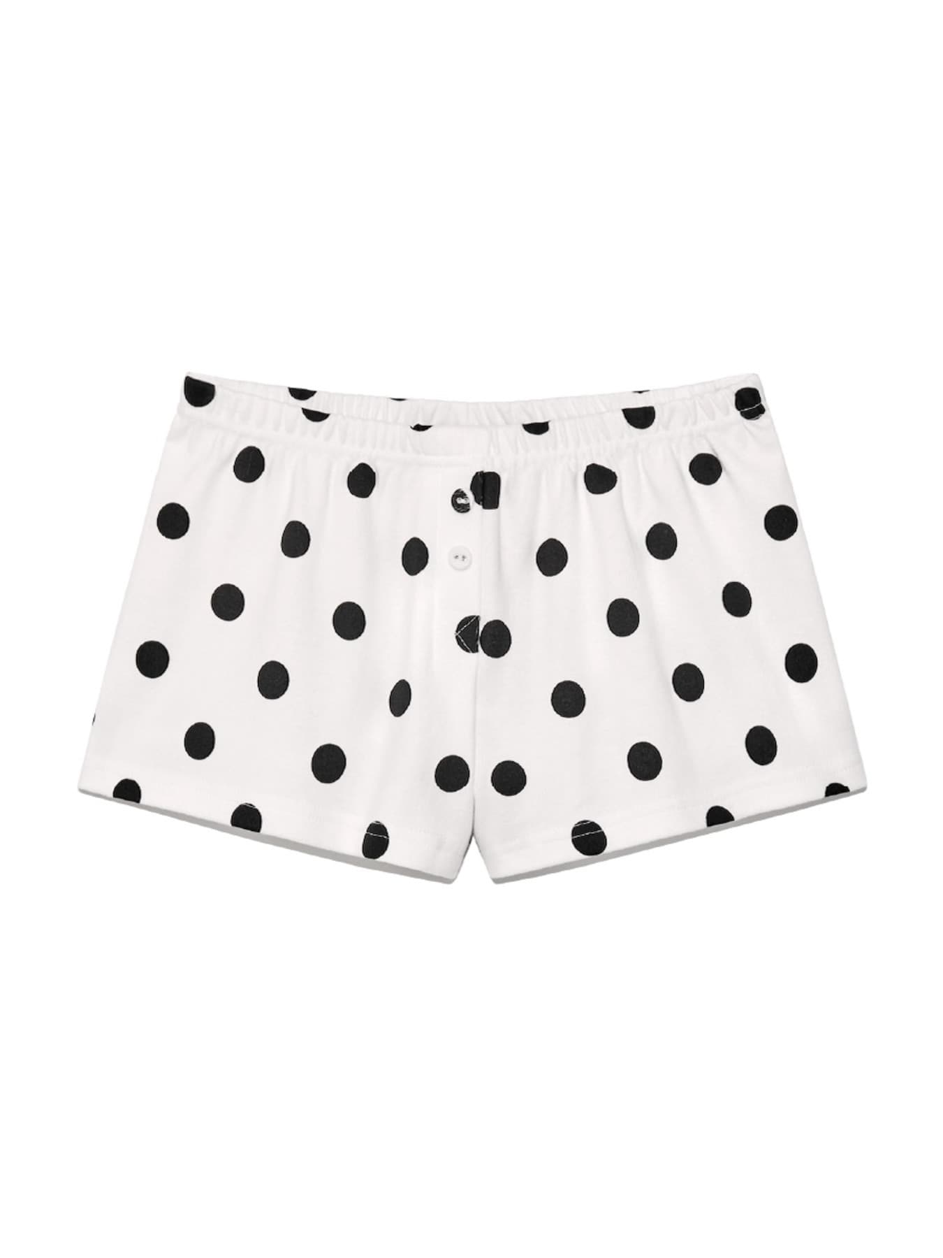WILD BUTTON SHORTS (DOTTY PEARL)