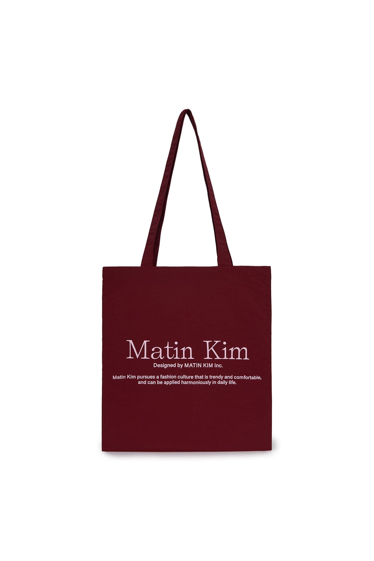 MATIN PALETTE ECOBAG IN BURGUNDY
