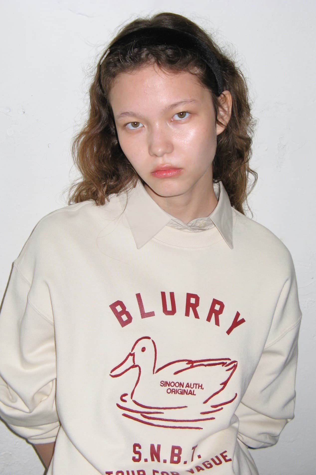 Blurry Duck Sweatshirt (Ivory)