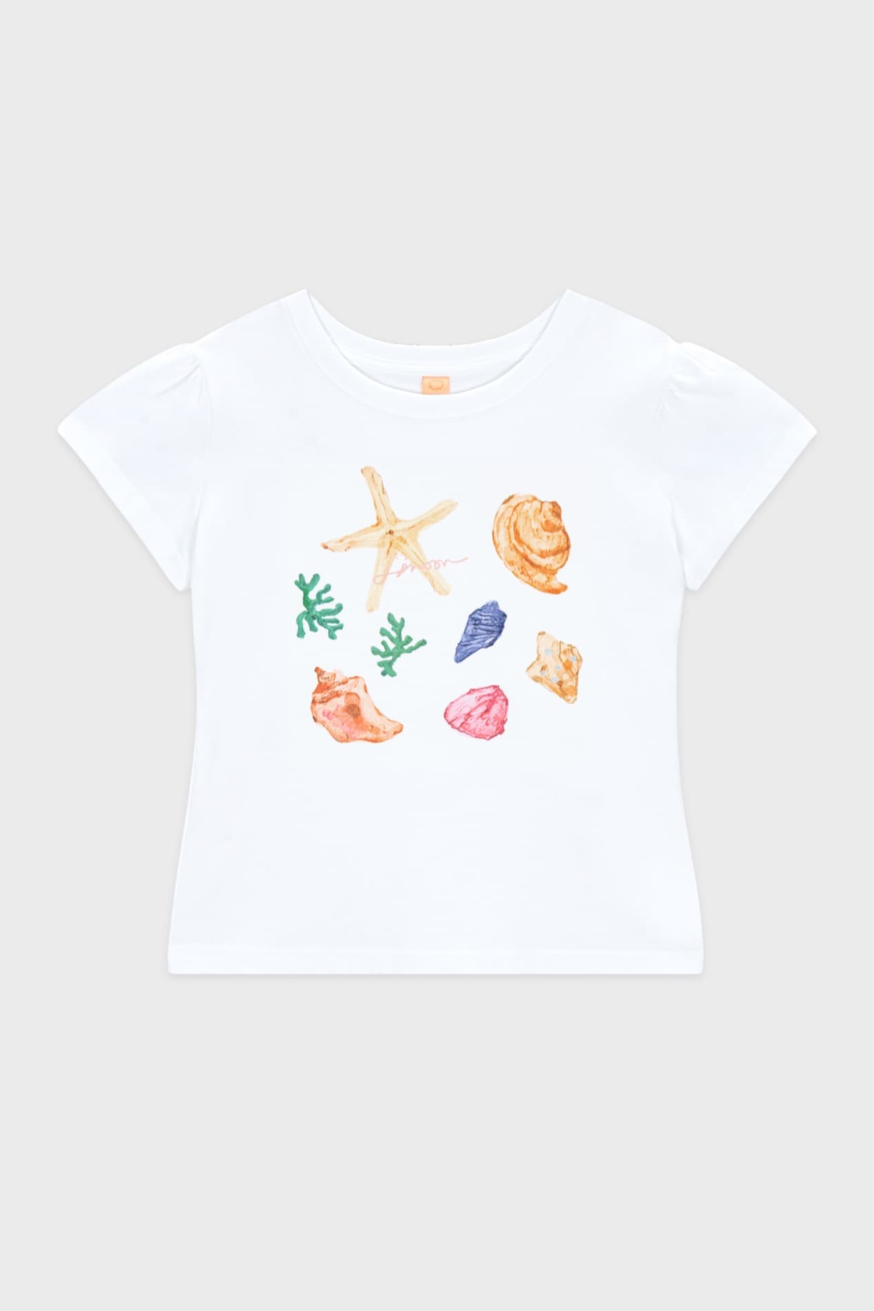 Sea Friends Puff T-Shirt (White)