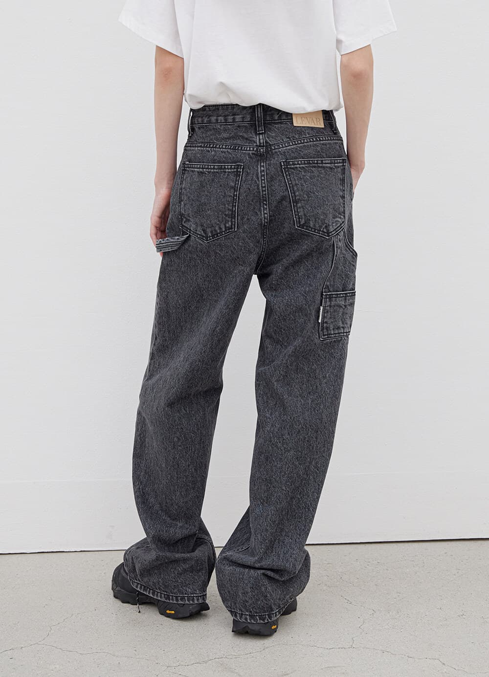Relaxed Carpenter Denim - Washed Grey