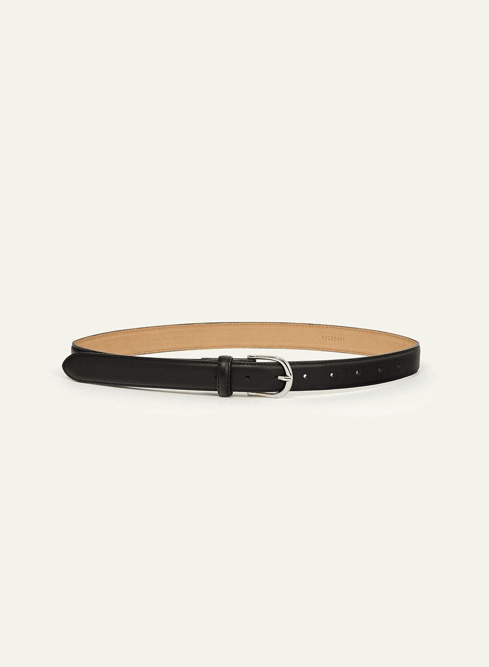 Basic Leather Belt Black
