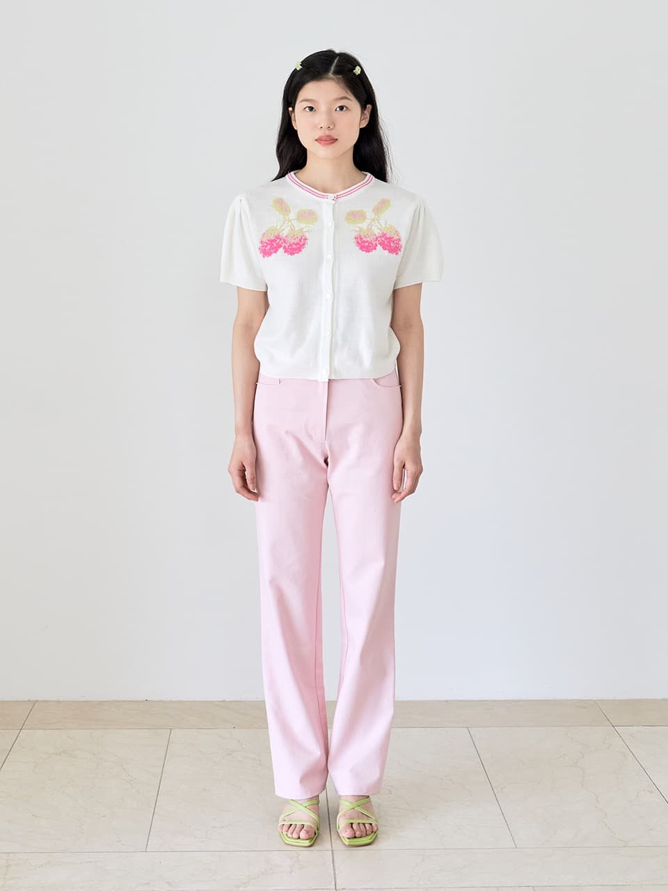 GARDEN POCKET PANTS (LIGHT PINK)