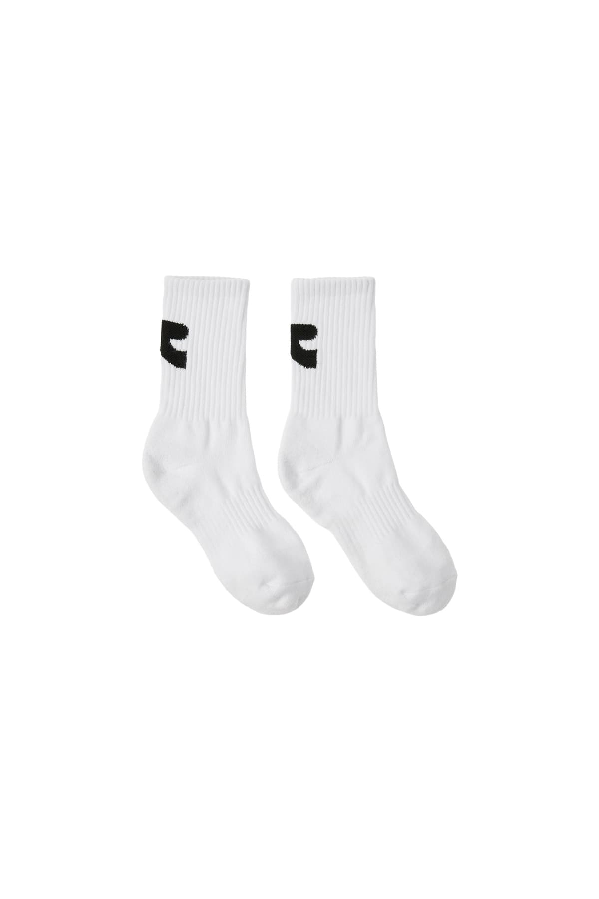 RR LOGO MID SOCKS - WHITE