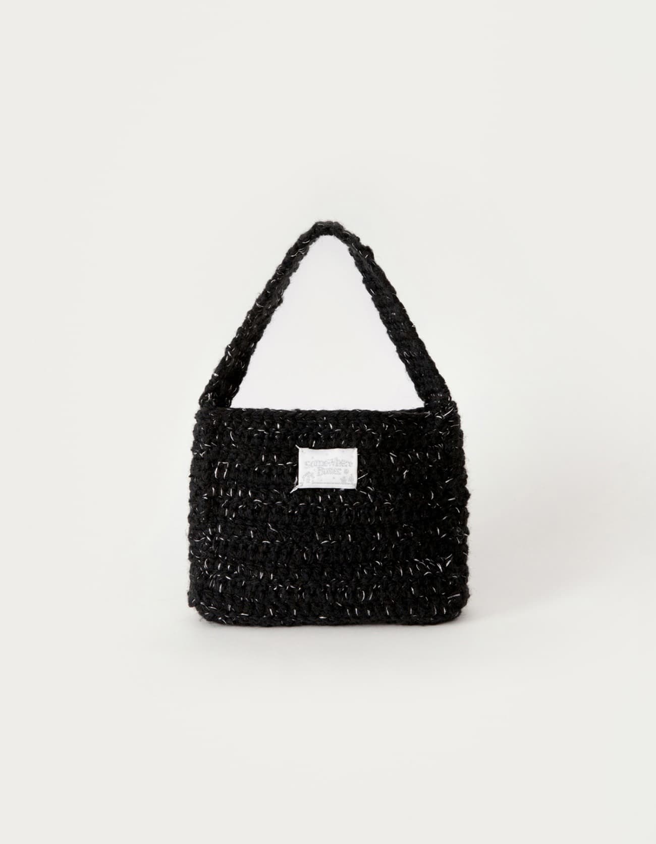 Elly Handmade Knit Bag - Black