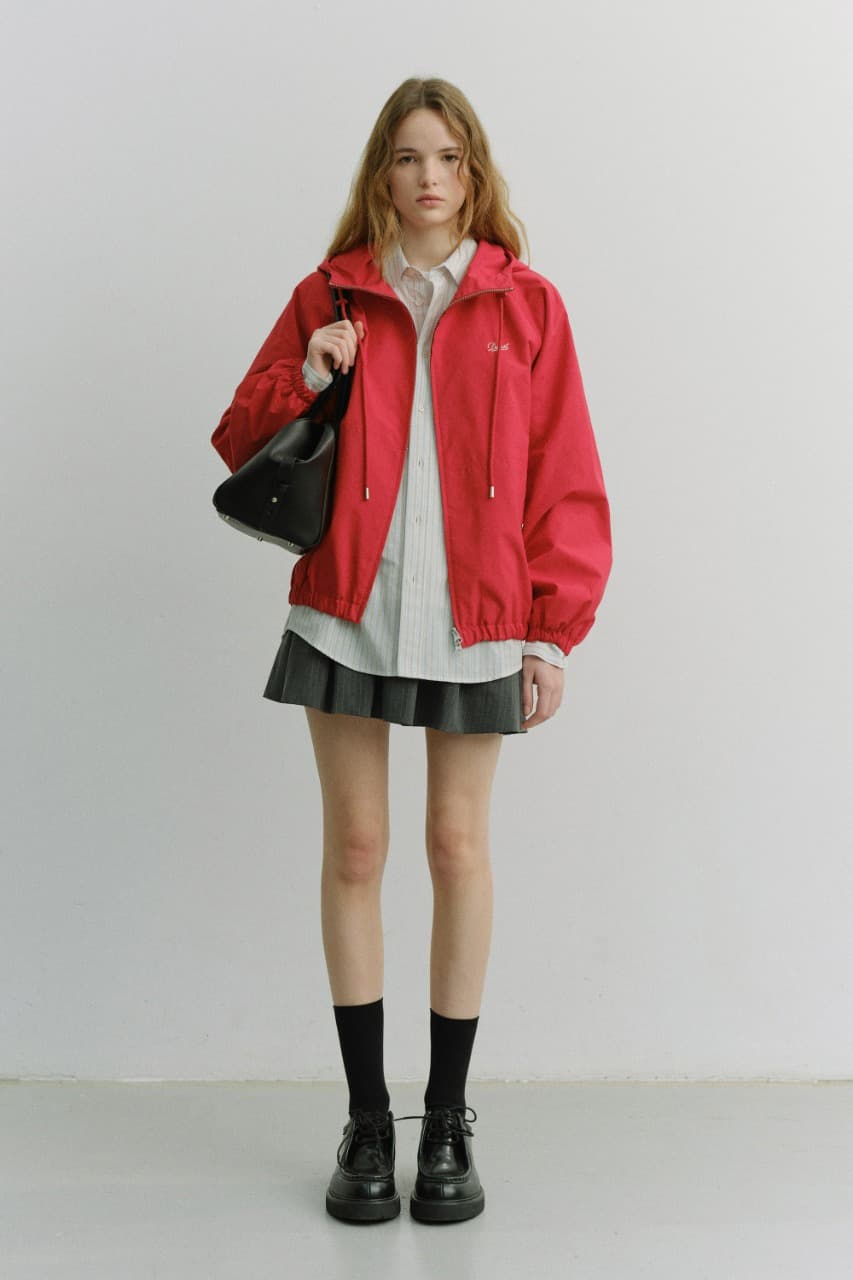 UNISEX LOGO WINDBREAKER RED_UDJU6A113R2