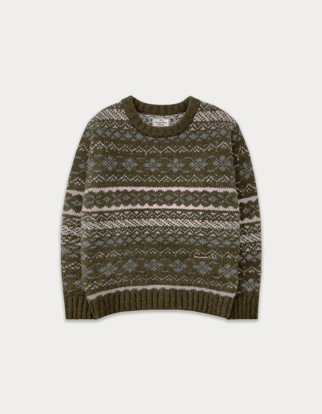 Merry Alpaca Nordic Knit - Brown