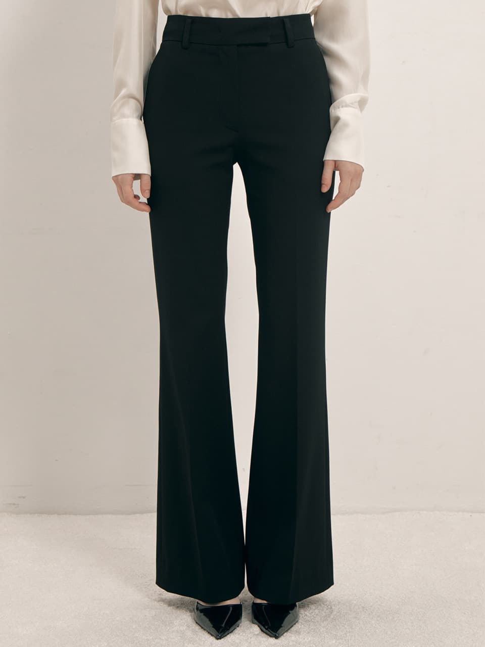 Classic Boots Cut Slacks(3color)