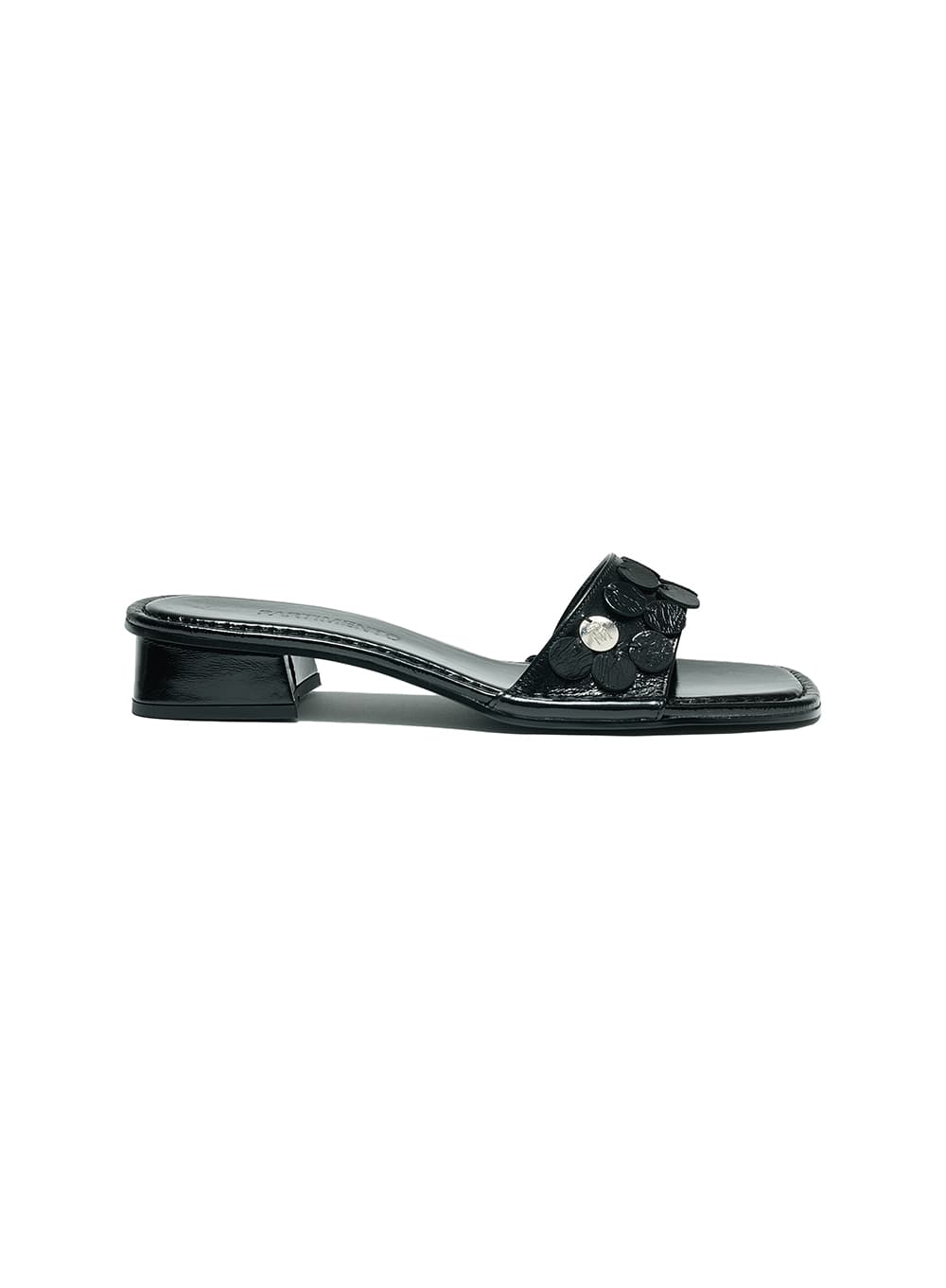 LEATHER SEQUIN MULES_BLACK