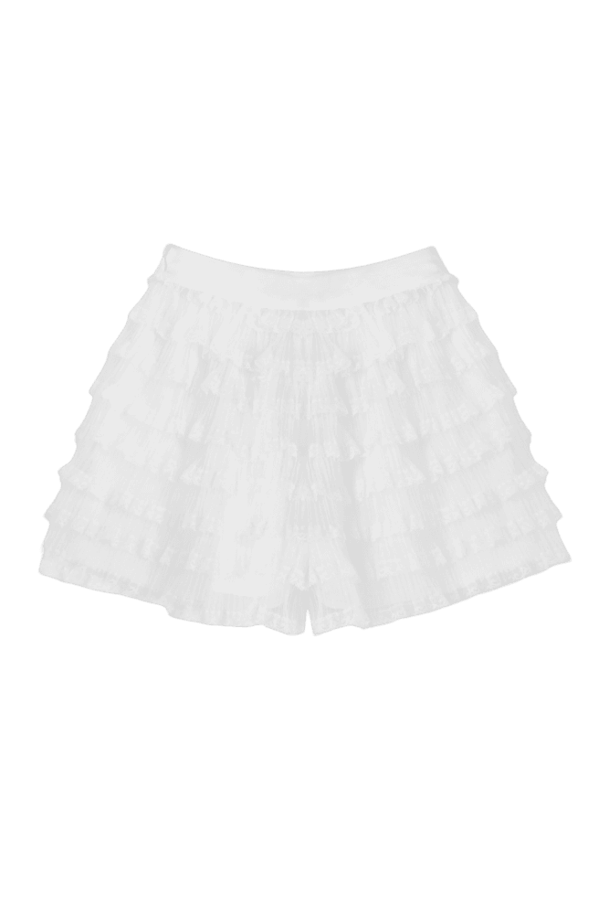 Lace cancan shorts (White) 레드벨벳 웬디 착용