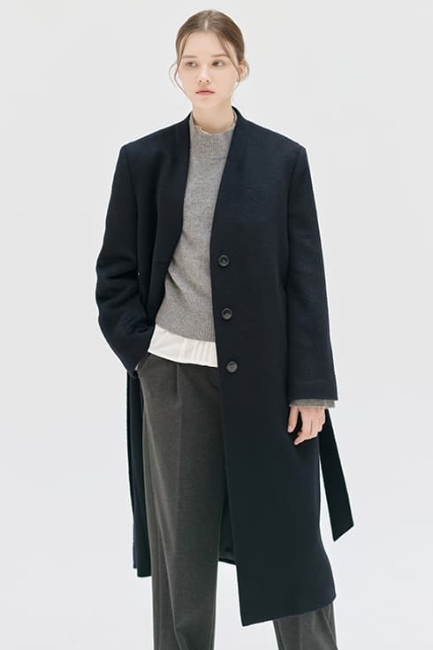 24WN collarless minimal coat [NA]