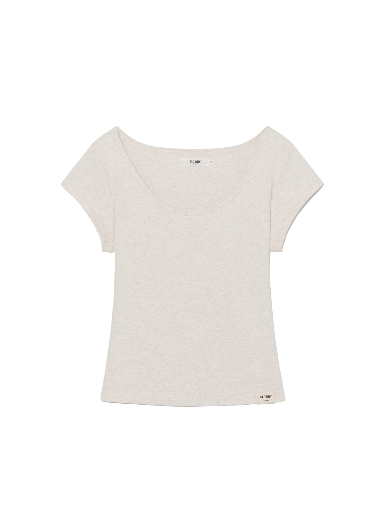 G DEEP SCOOP TEE (OATMEAL)