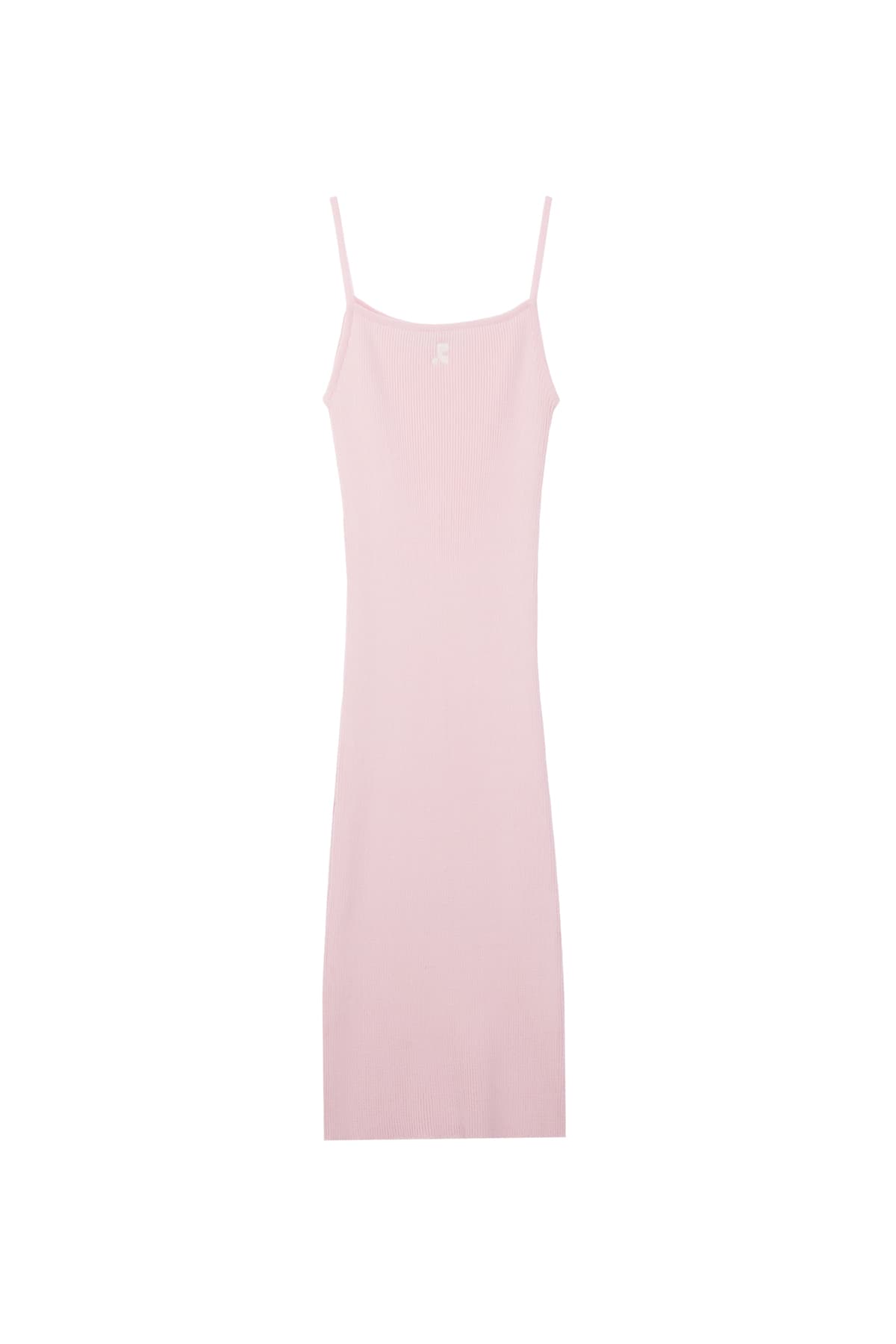 KNIT LONG DRESS - PINK