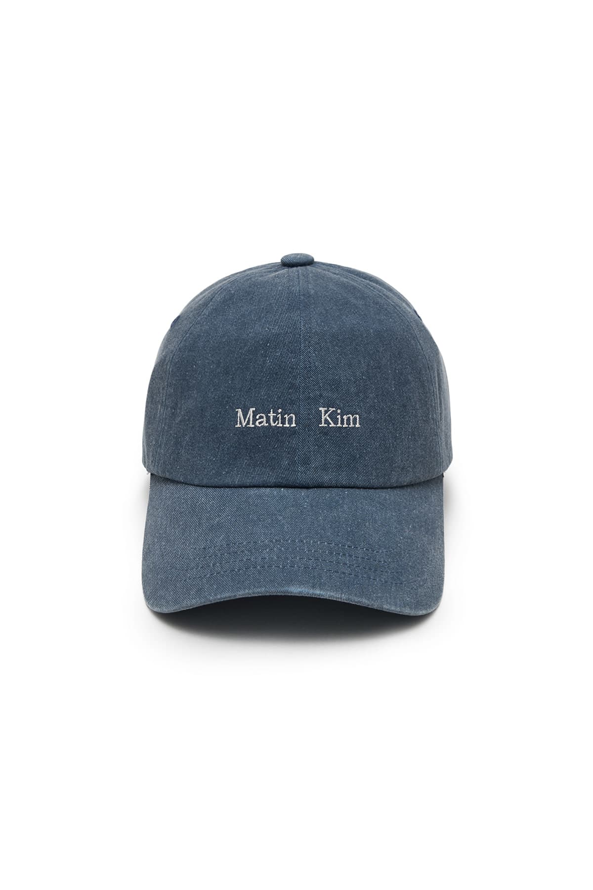 MATIN MINI CLASSIC LOGO BALL CAP IN SMOKE BLUE