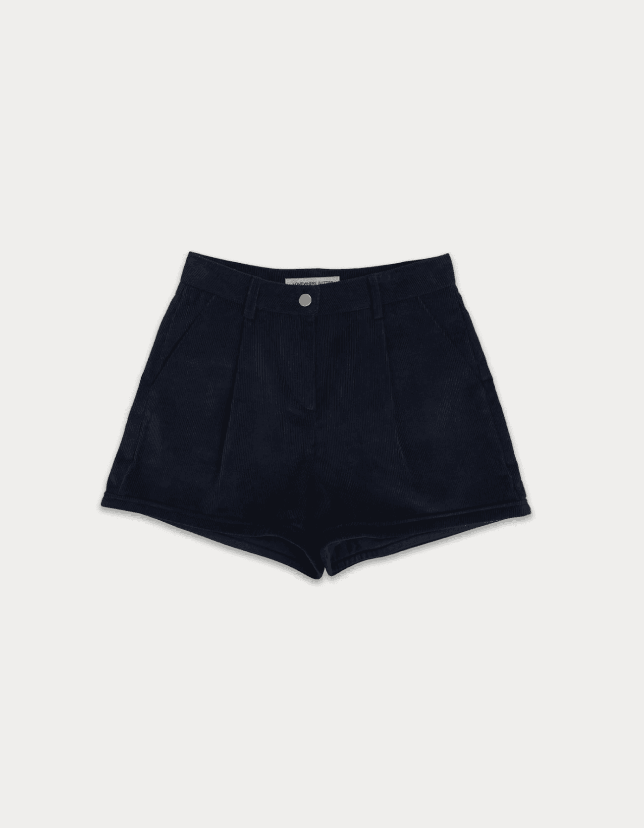 Corduroy short pants - navy