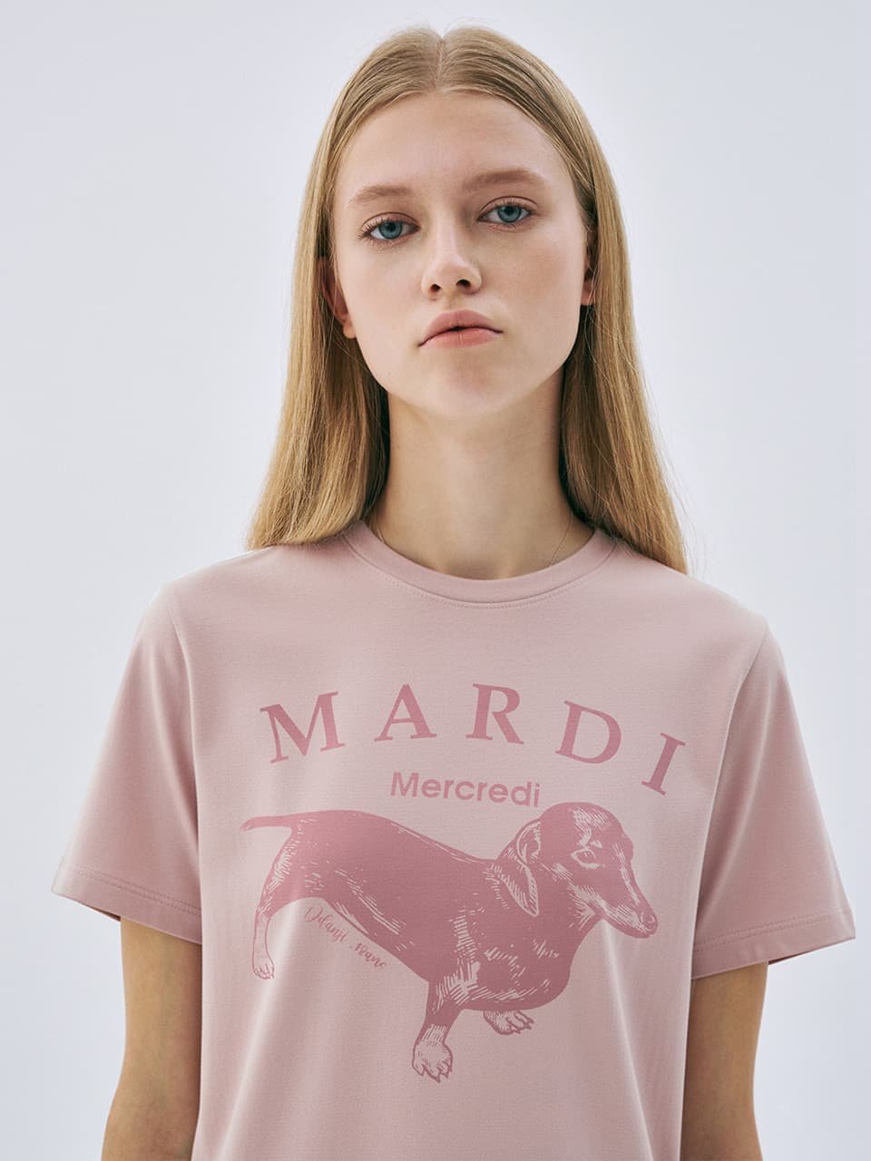 SLIM TSHIRT DDANJI PASTEL_INDIPINK