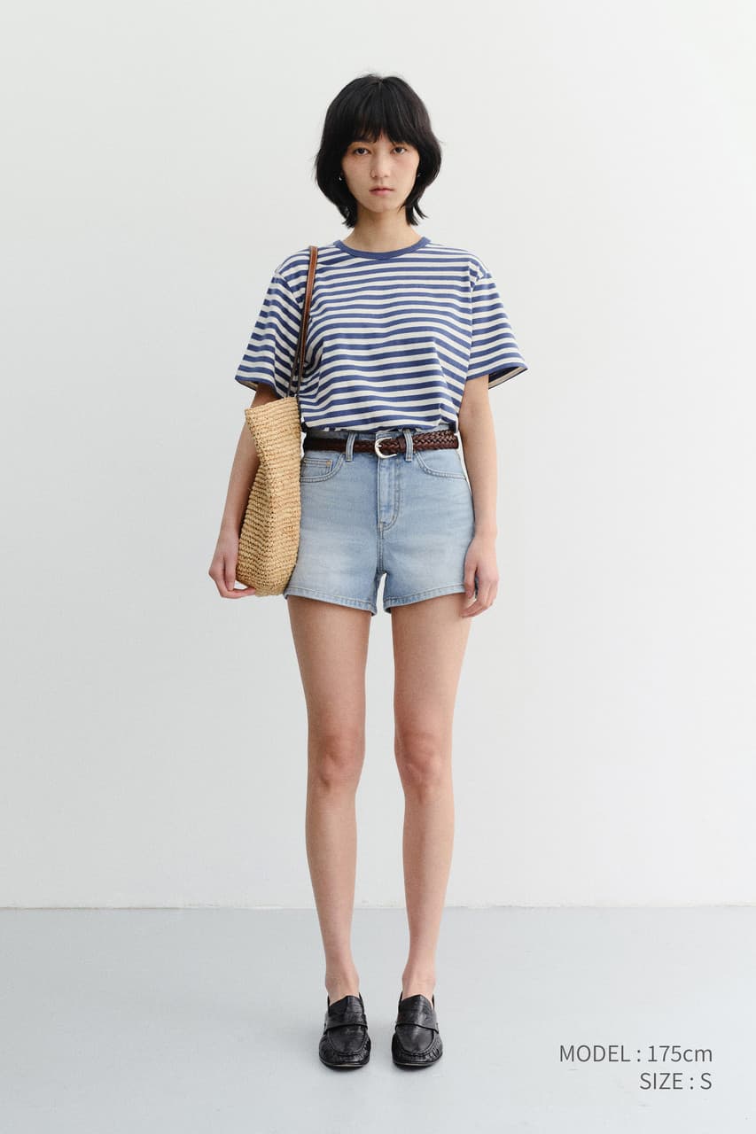MINI DENIM SHORTS LIGHT BLUE_UDPA6B242B1