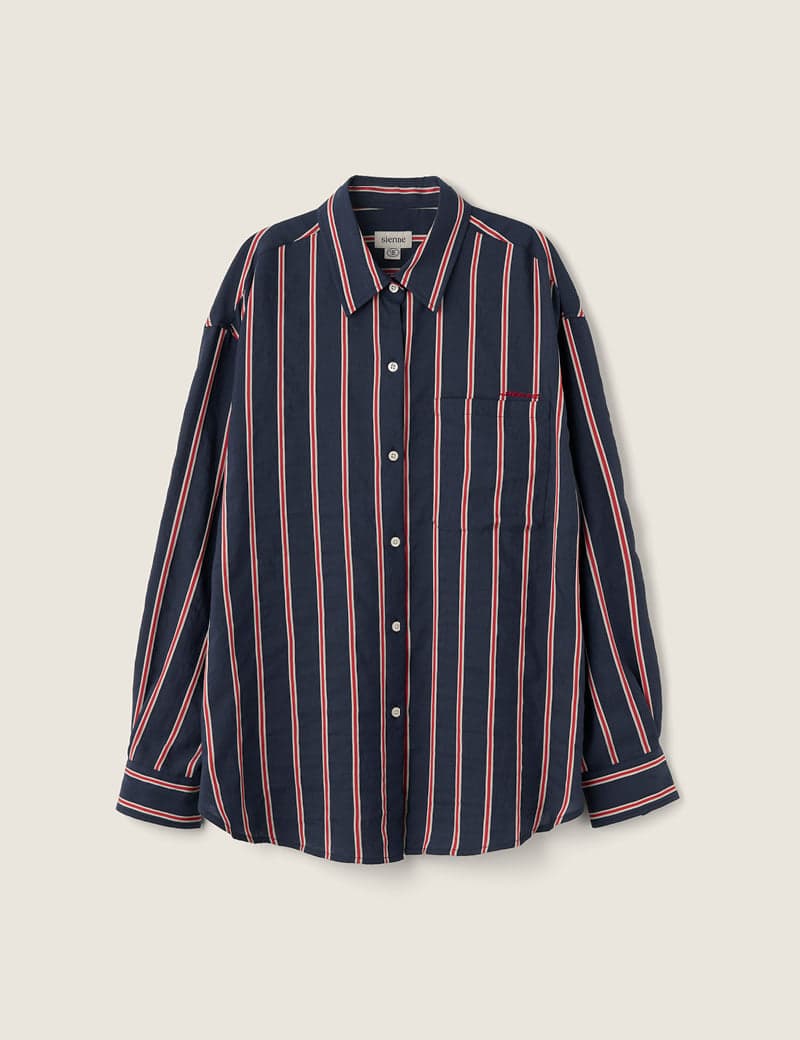 Woody Tencel Shirt (Navy)