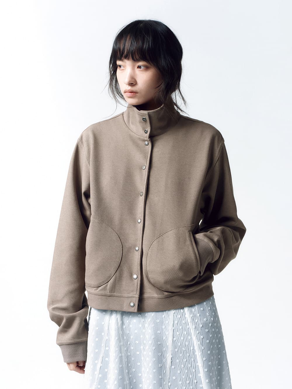 소프트 스냅 점퍼 KHAKI