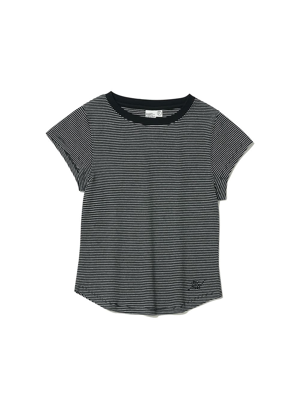 STRIPE 90s SHORT SLEEVE TEE_BLACK
