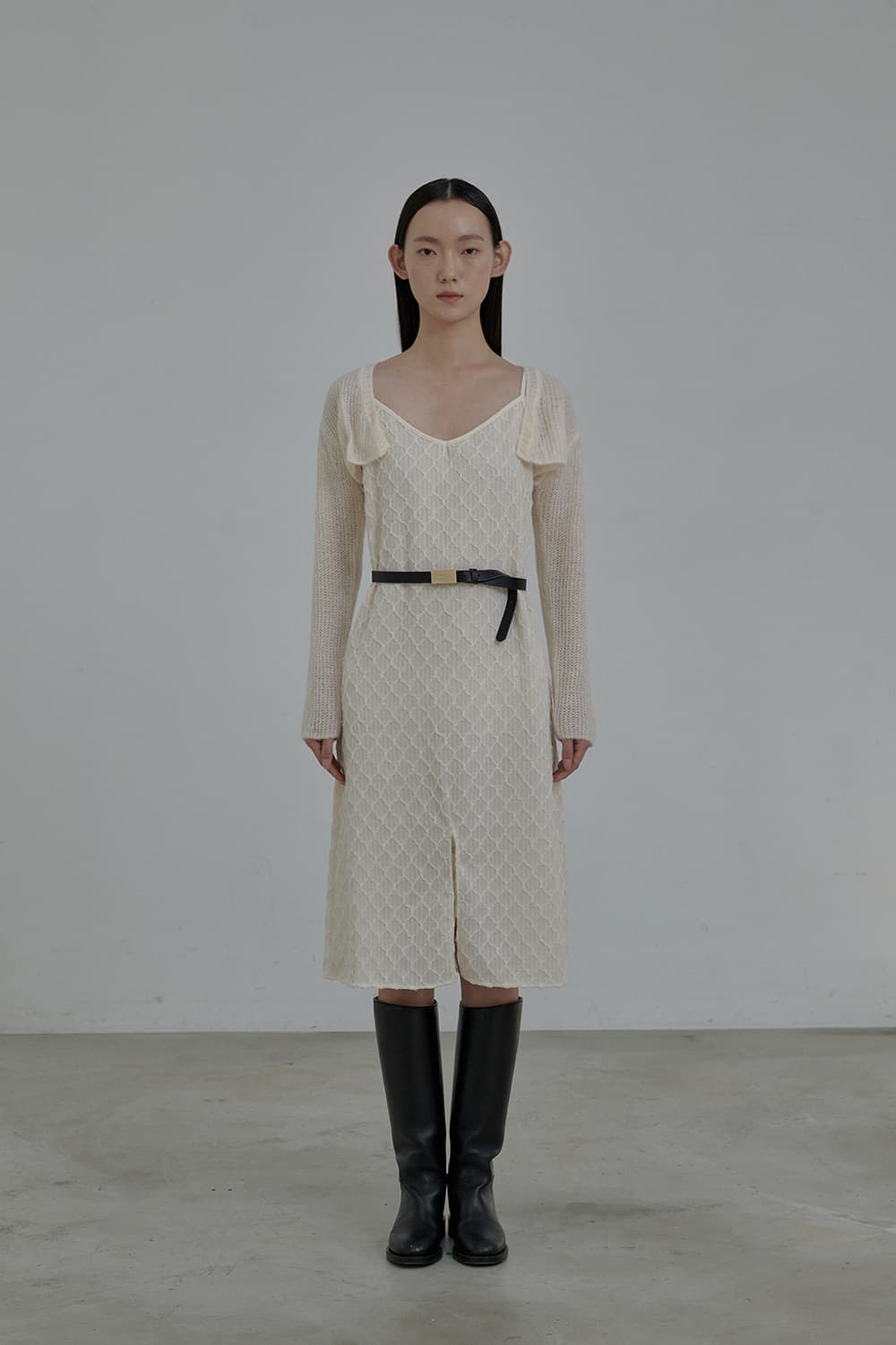 Sue Slip Dress - Cream
