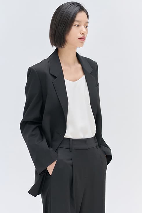 25SN suit jacket [BK]