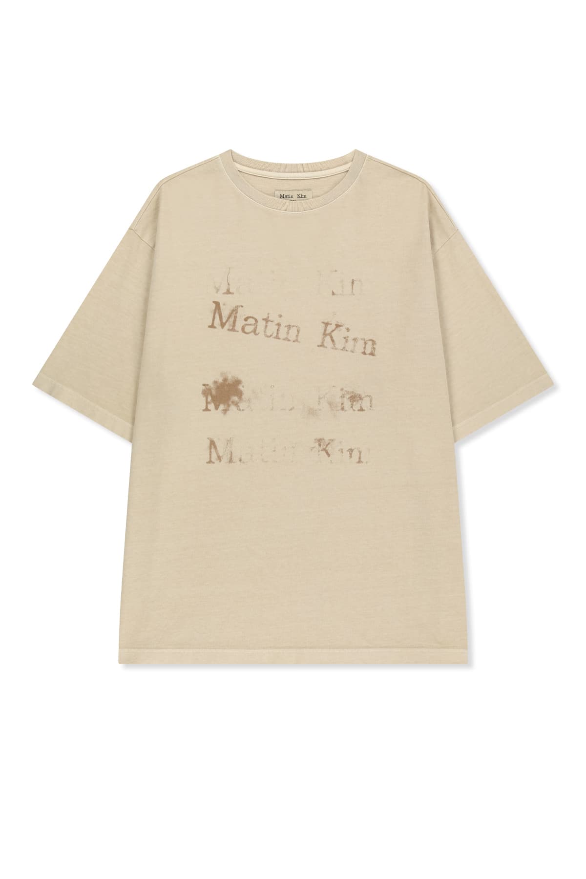 PIGMENT GRAFFITI LOGO TOP IN BEIGE
