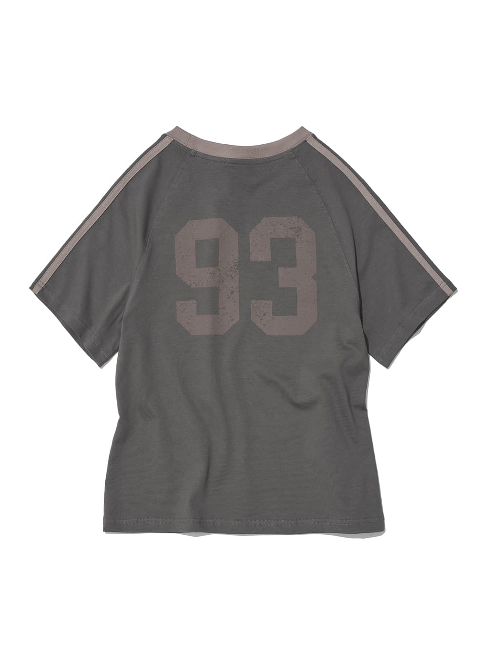 93 NUMBERING SHORT SLEEVE TEE_CHARCOAL
