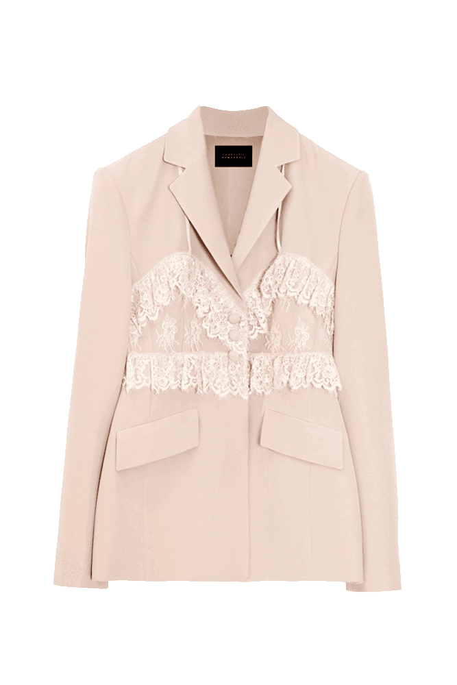 Lace Corset Tailored Jacket (2Color)