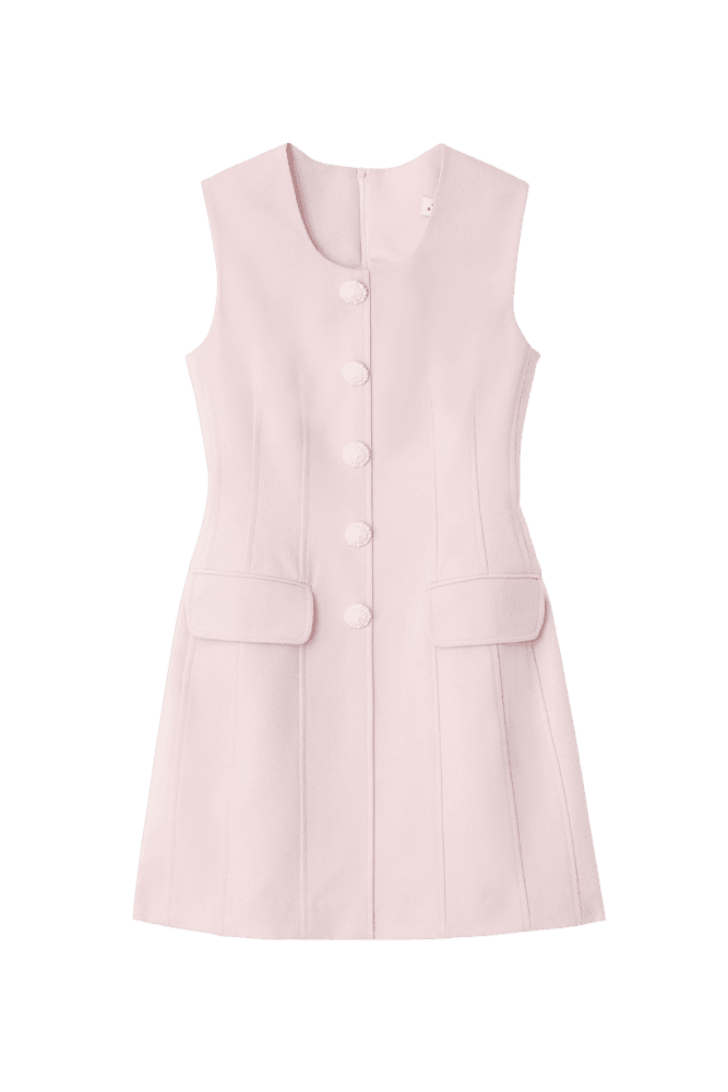 Blossom Jacquard Dress (Pink)