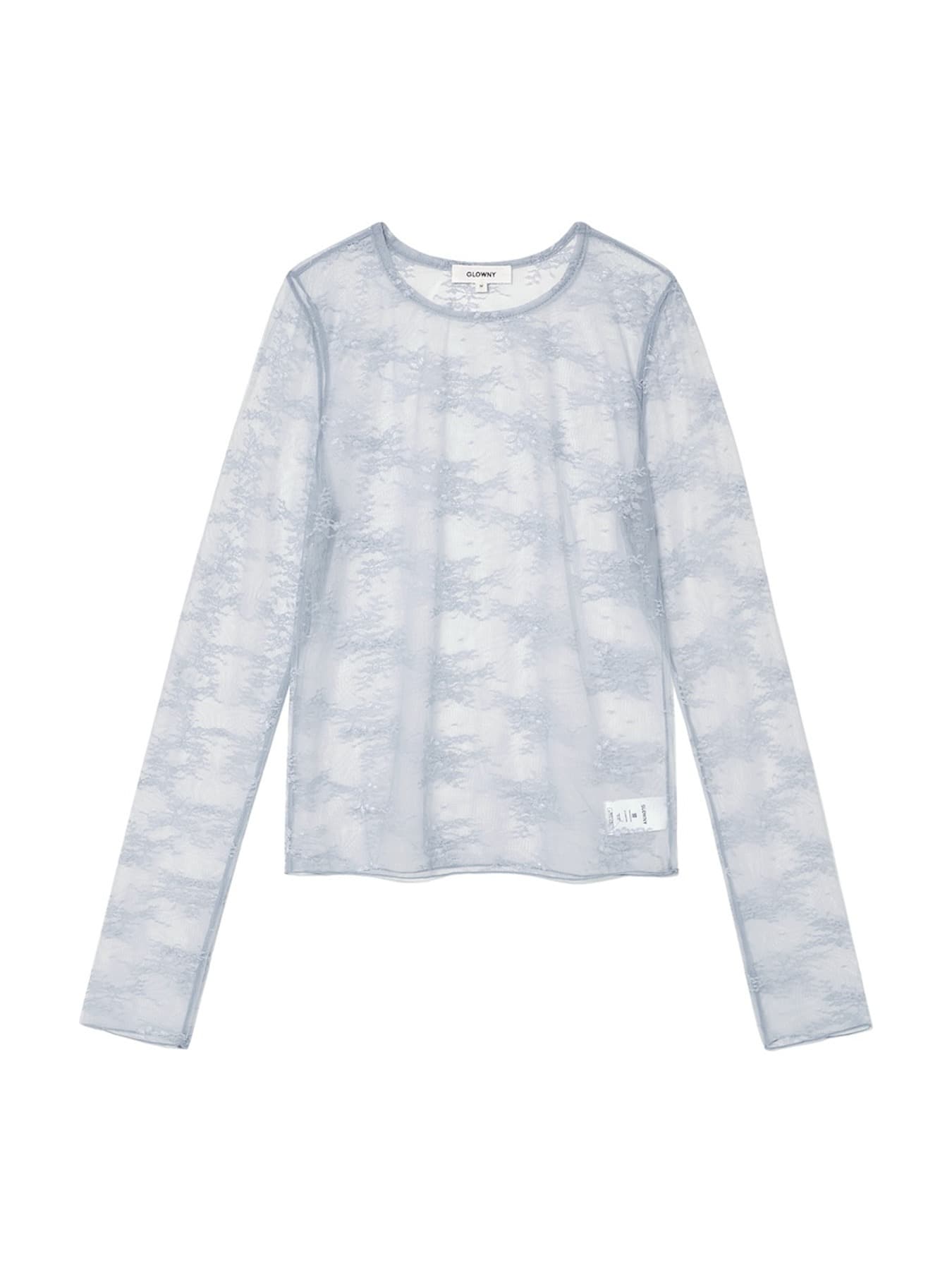 POLLY LACE LONG SLEEVE (BABY BLUE)