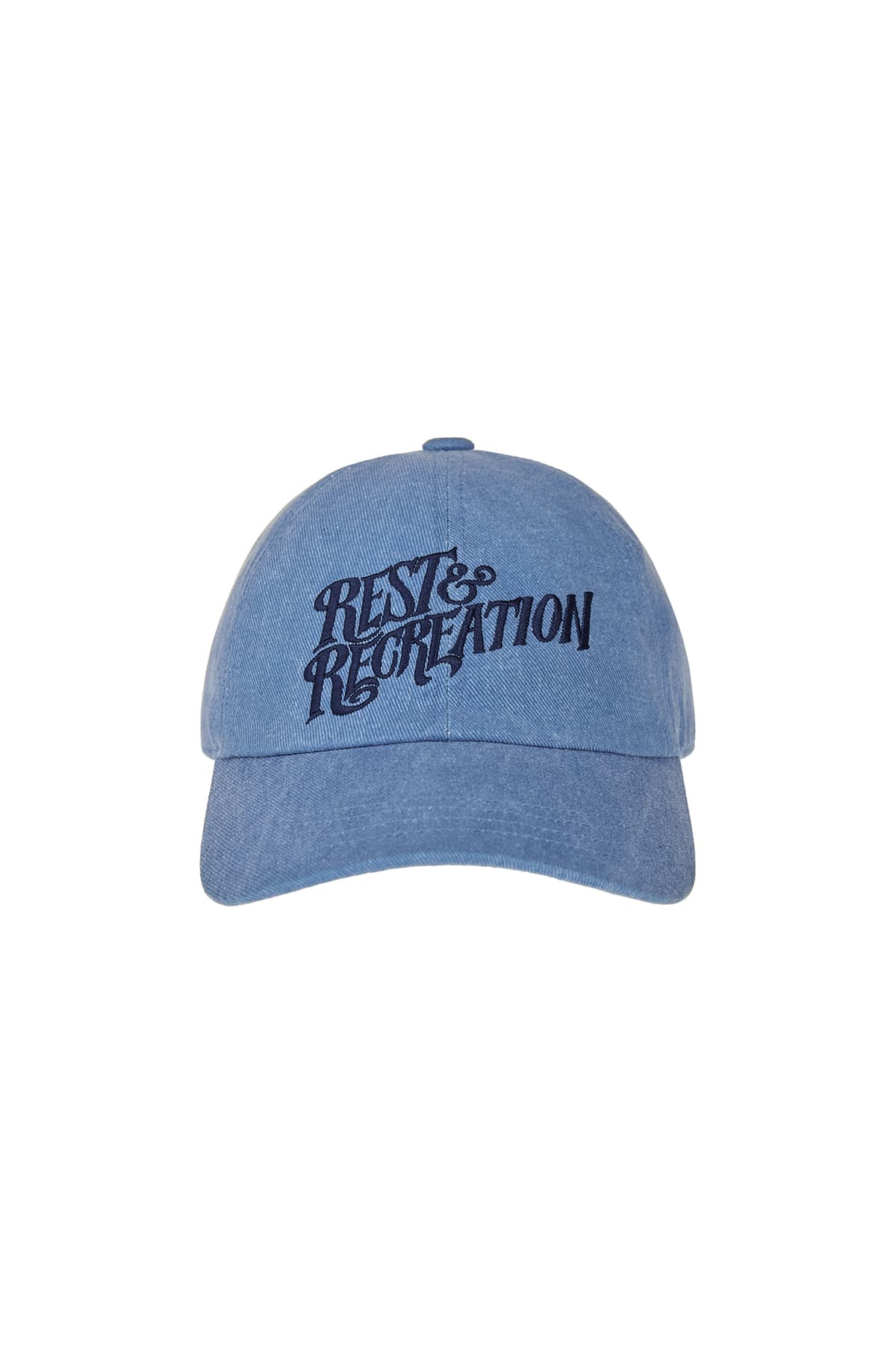 WAVE LOGO WASHING BALL CAP - BLUE