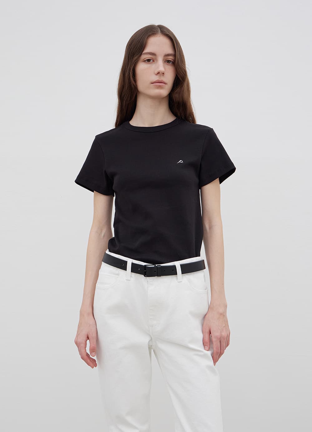 De Base Cotton T-Shirt - Black