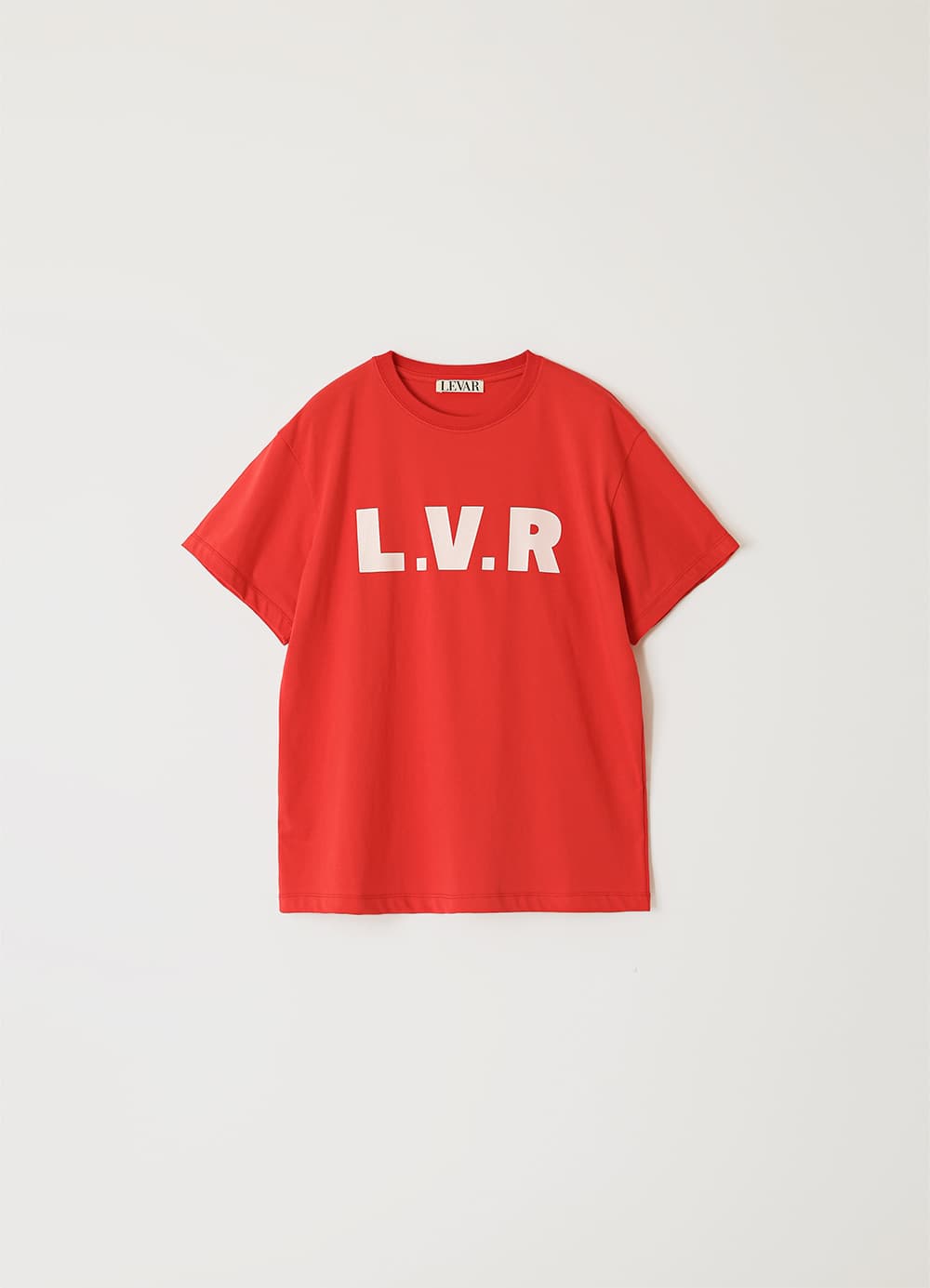 L.V.R Signature Cotton T-Shirt - Tomato Red
