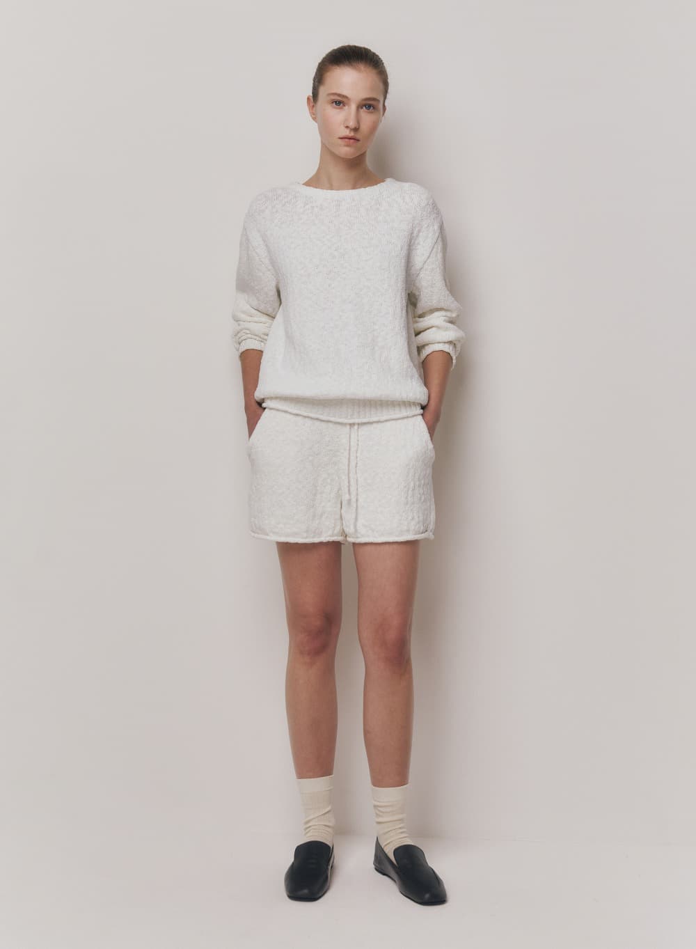 Boucle Top White