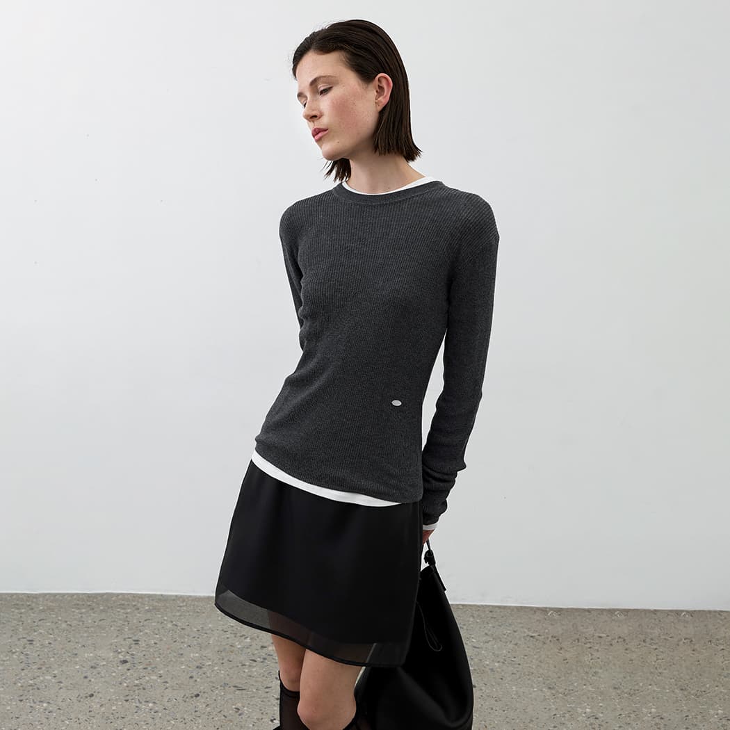 (Z-T-7112)ESSENTIAL NOAH SLIM KNIT