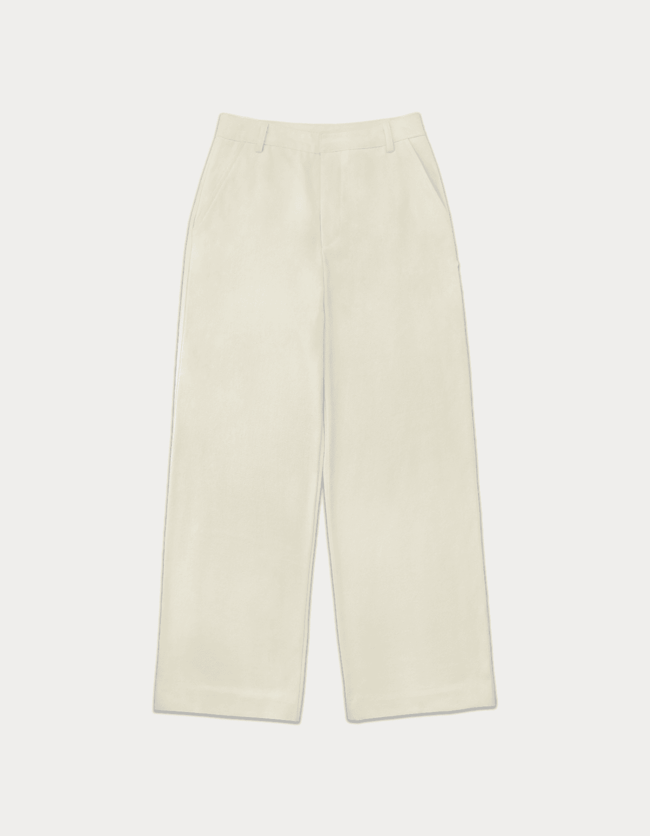 Purdy Peach Cotton Pants - Ivory