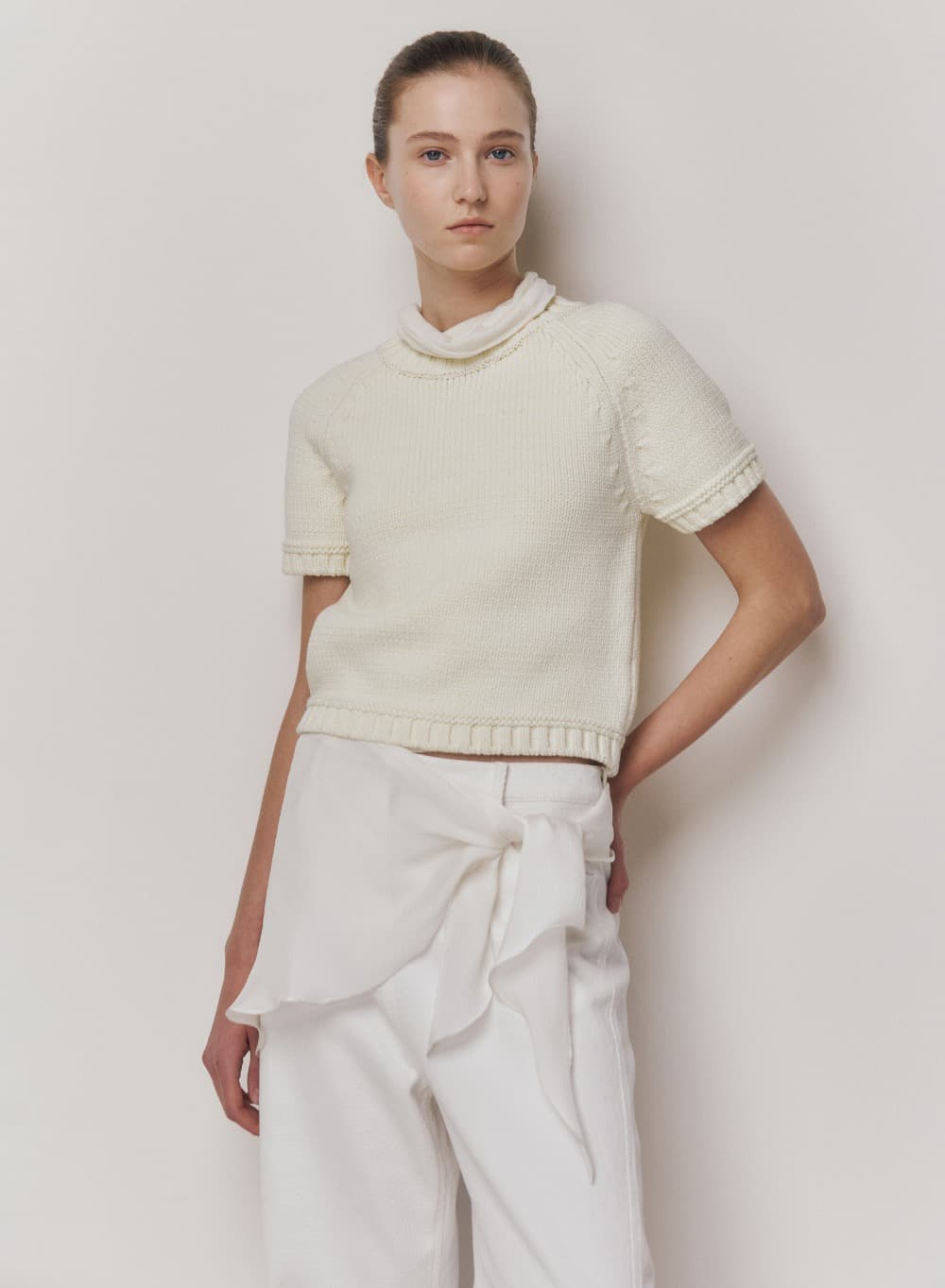 Aster Top Ecru