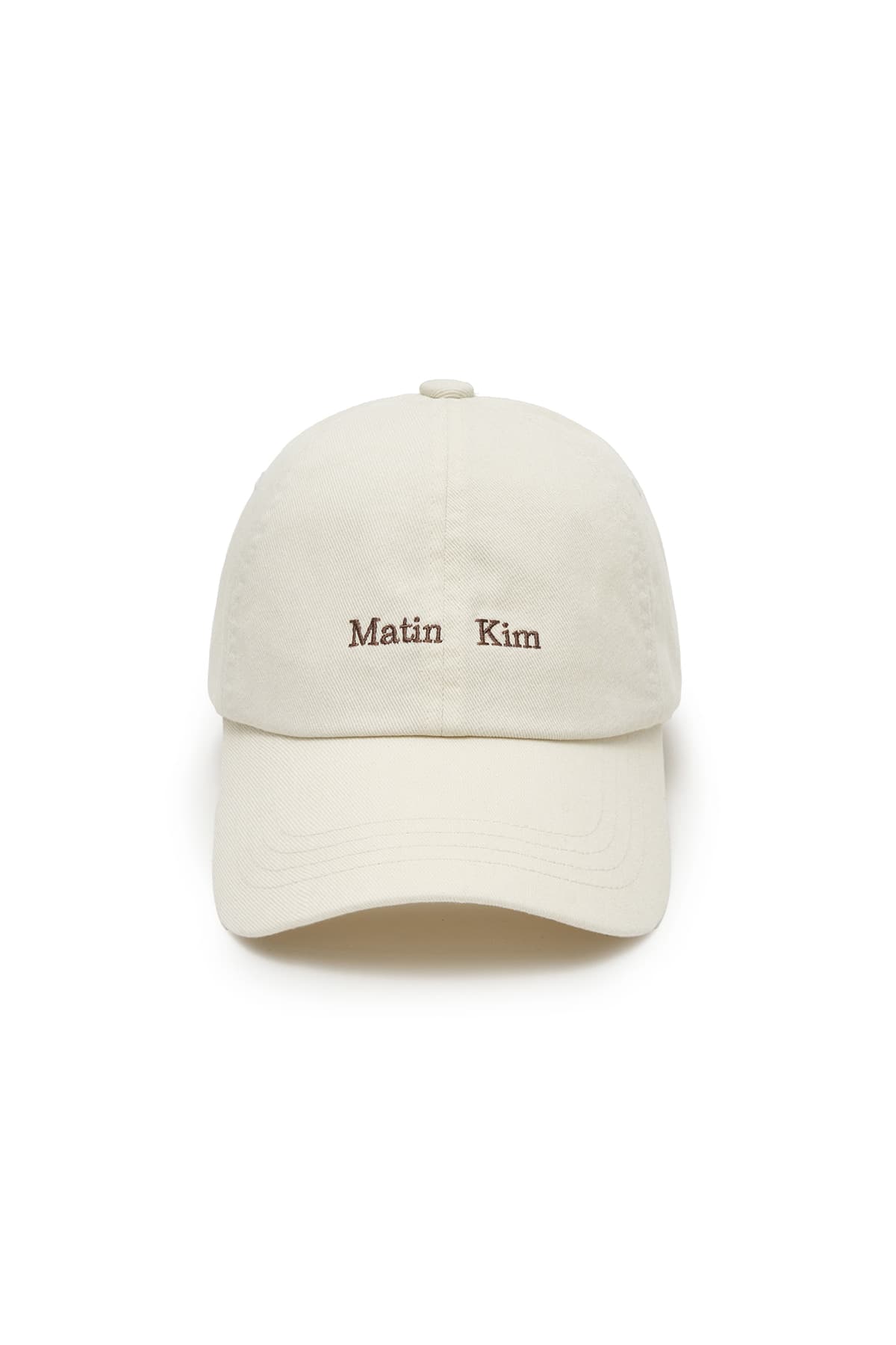 MATIN MINI CLASSIC LOGO BALL CAP IN CREAM