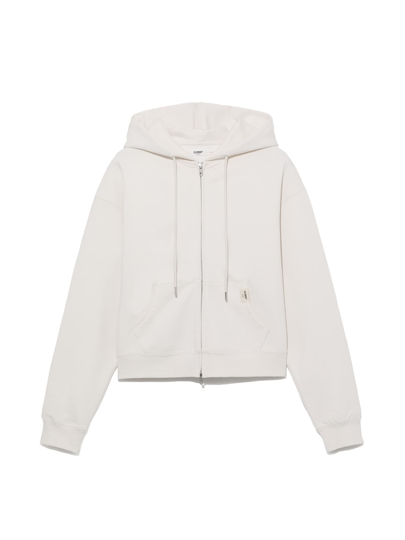 G STANDARD ZIP-UP HOODIE (WHITE)