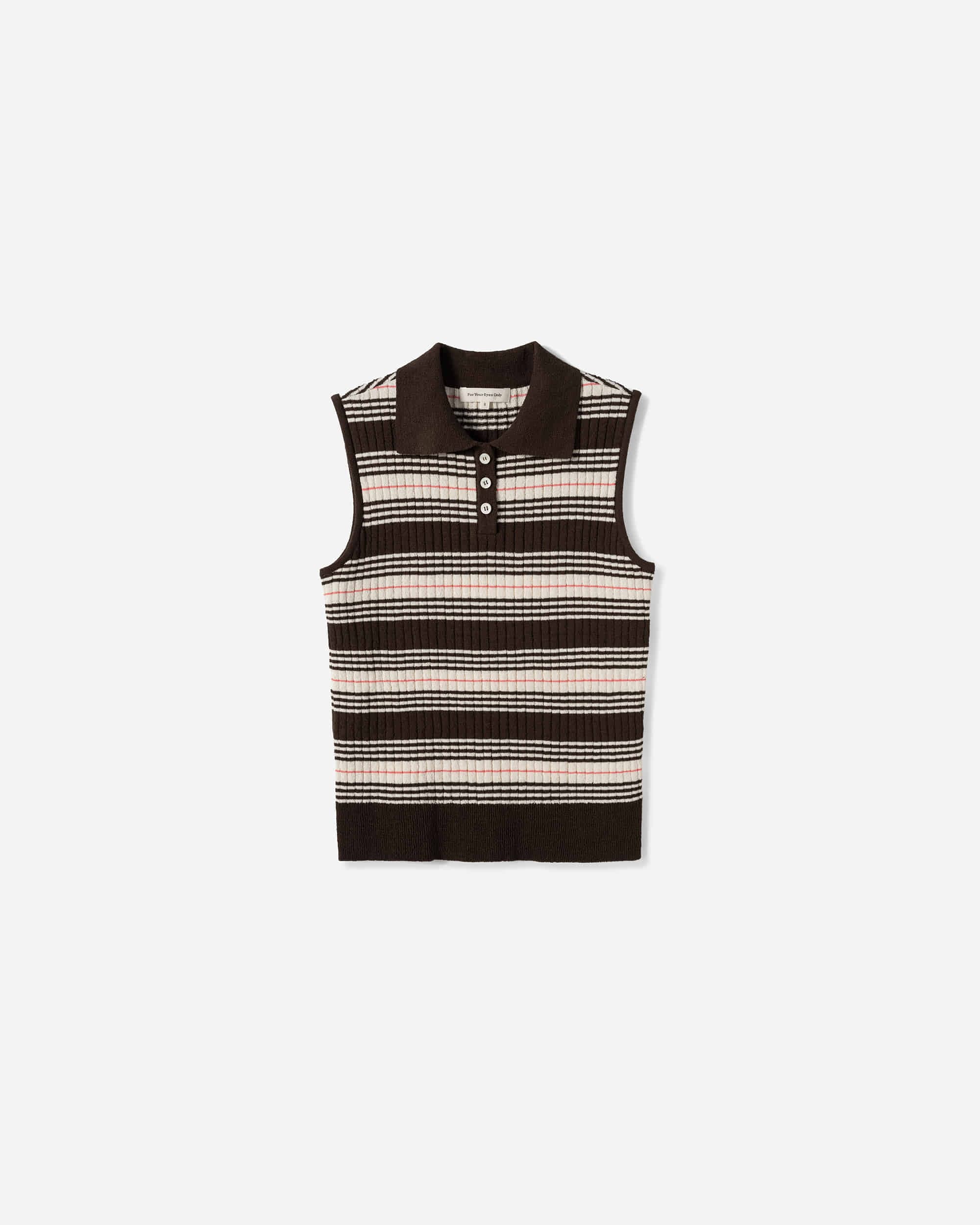 Kaia Stripe Collar Knit