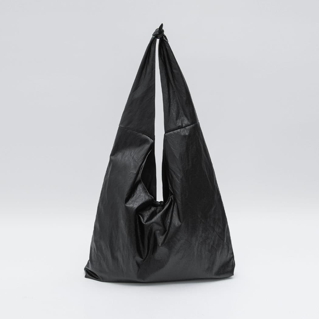 (Z-B-2460)CRINKLE LEATHER MAXI KNOT BAG