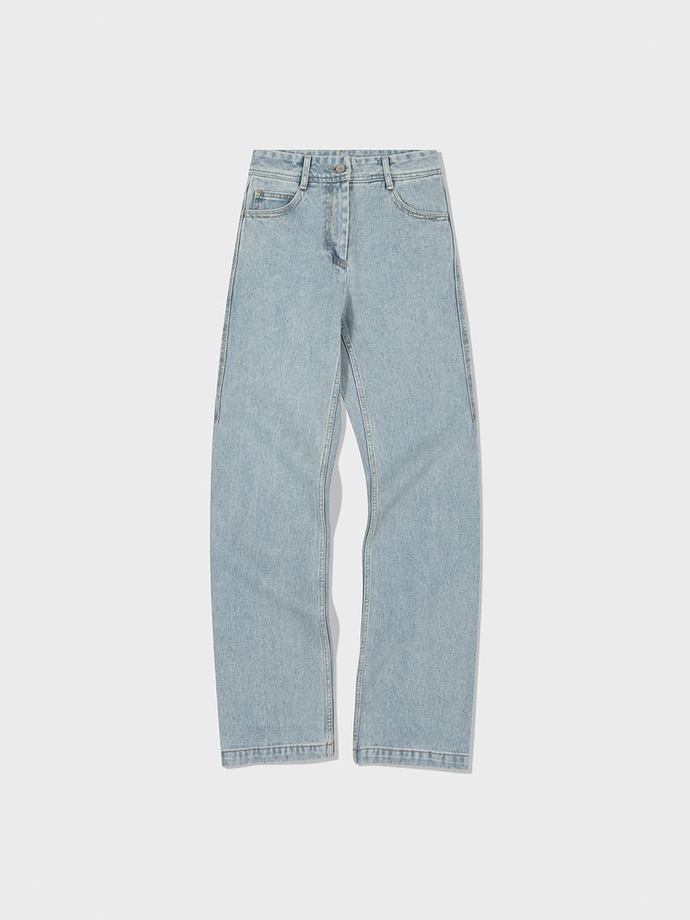 Straight Fit Denim_Light Blue